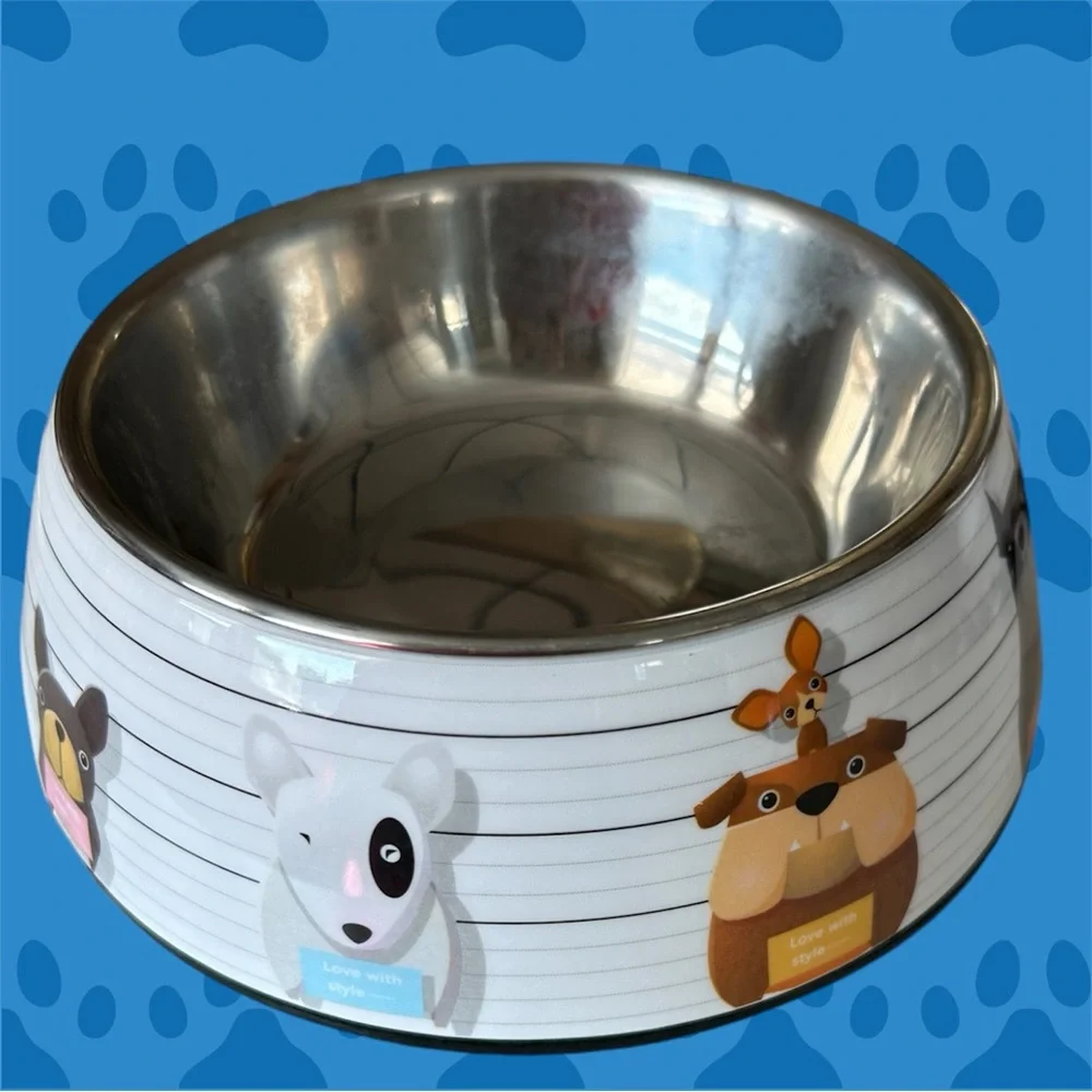 Stainless steel pet feeder